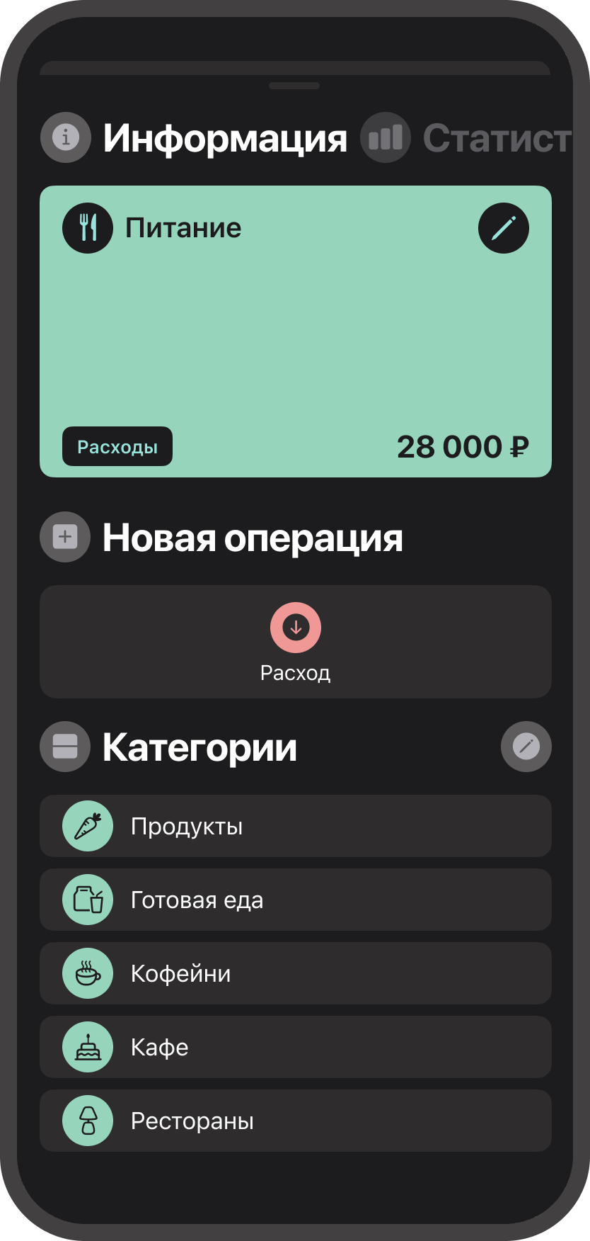 Учёт расходов
